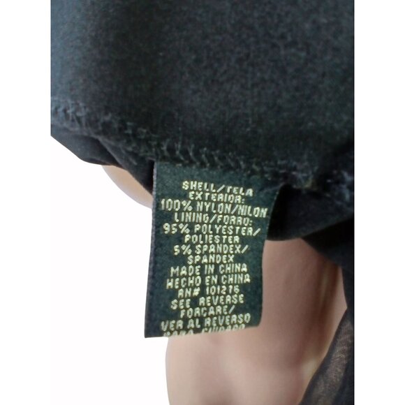 ECI New York Black Mesh Evening Dress Beaded Waist Size 4 Illusion Empire  Lined - Picture 14 of 15